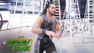 Watch Seth Rollins heads to the ring for his battle with Roman Reigns: WWE Money in the Ban Video