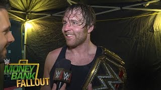 Watch Who does Dean Ambrose credit for helping him win the WWE World Heavyweight Title?: June 19, 2016 Video