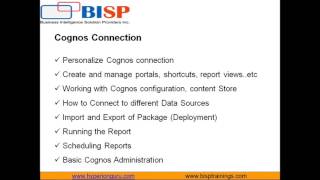 Watch IBM Cognos Build Data Marts Reports and Dashboards Demo Session Video