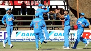 Watch India vs Zimbabwe: Barinder Sran takes 4 Wickets in debut T20 Match Video