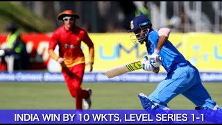 Watch India vs Zimbabwe 2nd T20 Full Match - India register thumping win over Zimbabwe Video
