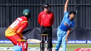 Watch Jasprit Bumrah take 3 Wickets Vs Zimbabwe 2nd T20 2016 Video