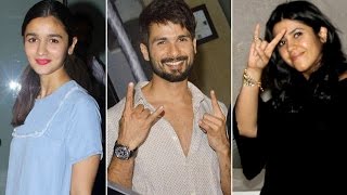 Watch Udta Punjab SUCCESS PARTY | Shahid Kapoor, Alia Bhatt, Ekta Kapoor Video
