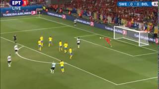 Watch Sweden vs Belgium 0-1 /UEFA Euro 2016 - Radja Nainggolan's goal {22-6-2016} Video