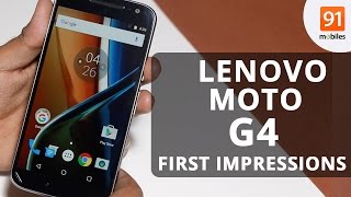 Watch Moto G4: First impressions | First Look | Price [Hindi] Video