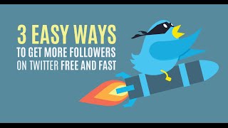 Watch How To Get More Followers On Twitter - 3 Easy Ways (2016 ) Video