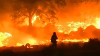 Watch Raw: Wildfire Destroys Dozens of Homes Video
