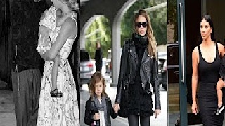 Watch Mini Me's  celeb mom's coordinating outfit with their babies HE Video