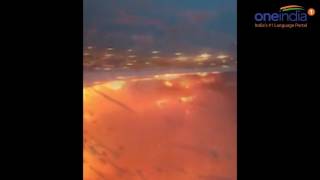 Watch Singapore Airlines flight SQ368 catches fire after emergency landing, Watch video Video