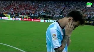 Watch Lionel Messi Falla Penal - Argentina vs Chile 2-4 Copa America 2016 Centenario Video