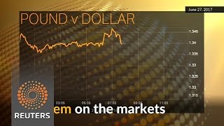 Watch Sterling slides to 31-year low against the dollar as Brexit worrries hammer British markets Video