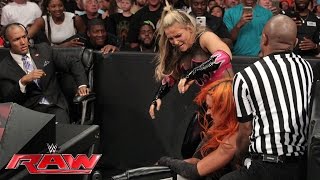 Watch Becky Lynch gets retribution against Natalya: Raw, June 27, 2016 Video