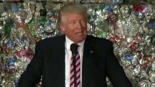 Watch Trump urges workers to rise up against trade policies Video
