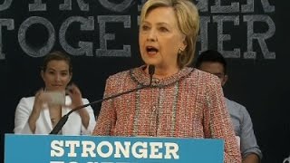 Watch Clinton: Trump Campaign Slogan Code For Going Back Video