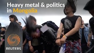 Watch Mongolian youth mix heavy metal with politics Video