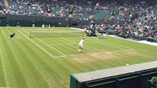 Watch Thiem Brilliant Volley vs Vesely Wimbledon 2016 Video