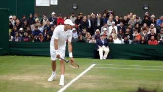 Watch John Isner vs Marcos Baghdatis (CYP) Wimbledon 2016 Day 4 Video