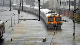 Watch Mumbai comes to halt after heavy rains hit local train service, traffic Video