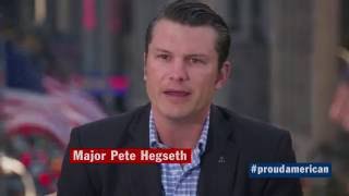 Watch Hegseth on patriotism: Fighting for whats behind you Video