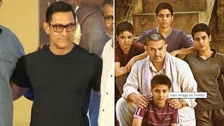 Watch Dangal FIRST LOOK Poster Launch Aamir Khan Video