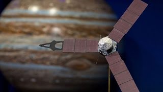 Watch NASA's unmanned Juno spacecraft orbits Jupiter Video