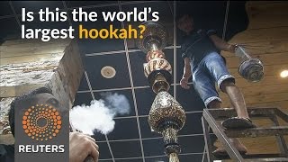Watch Can this giant hookah break world records? Video