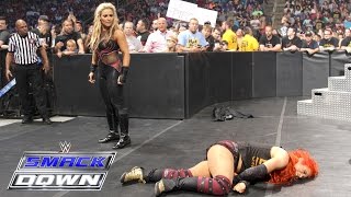Watch Natalya attacks Becky Lynch: SmackDown, July 7, 2016 Video