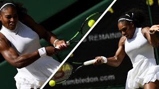 Watch Serena Williams's Nipples Took Over Wimbledon Video