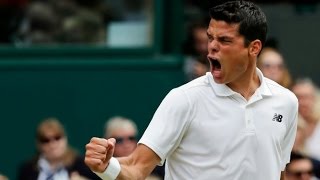 Watch Wimbledon 2016 - Milos Raonic beats Roger Federer in five sets to reach Wimbledon final Video