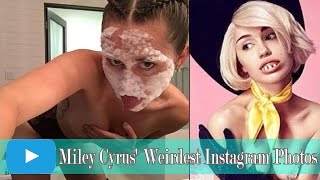 Watch Shocking Miley Cyrus's Instagram Photos 2016 Video
