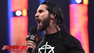 Watch Seth Rollins asks the tough questions to "Roman Reigns": Raw, July 11, 2016 Video