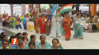 Watch Sathya Sai world youth festival begins in Puttaparthi | Piyush Goyal and VVS Laxman Attend | iNews Video