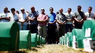 Watch Srebrenica buries 127 newly-found victims on 21st anniversary of massacre Video