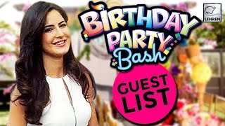 Watch Katrina Kaif's Birthday Party Guest List REVEALED Karan Johar Sidharth Malhotra Video