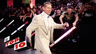 Watch Top 10 Raw moments: WWE Top 10, July 11, 2016 Video