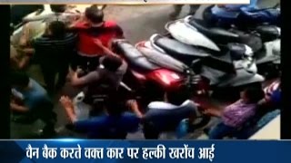 Watch Road Rage: Van driver beaten-up at Adarsh Nagar area in Delhi Video