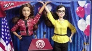 Watch Barbie runs for president on all-female ticket Video
