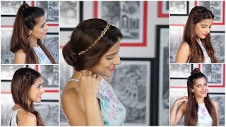Watch Back To School Heatless Hairstyles 5 Cute And Easy Hairstyles For College Video