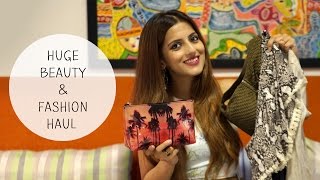 Watch HUGE Beauty & Fashion Haul | Clarins, Loreal, H&M, Bershka & More! Video