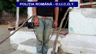 Watch Romanian police break up "slavery" gang rescuing dozens of youngsters Video