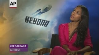 Watch Saldana pays tribute to 'flower' Yelchin Video