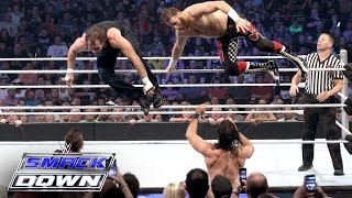 Watch Dean Ambrose & Sami Zayn vs. Seth Rollins & Kevin Owens: SmackDown, July 14, 2016 Video