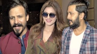 Watch Great Grand Masti - Urvashi Rautela, Riteish Deshmukh, Vivek Oberoi Spotted At Airport! Video