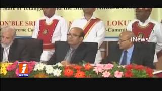 Watch Paperless E court Launched in Telugu States | SC Judge Madan | iNews Video