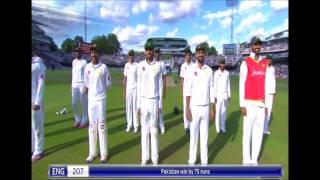 Watch Pakistan team celebrate with team press ups after wins 1st test at Lord 2016 Video