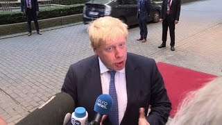 Watch Johnson says Britain not abandoning 'leading role' in Europe Video