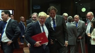 Watch Boris Johnson vows close UK-EU ties on Brussels trip Video
