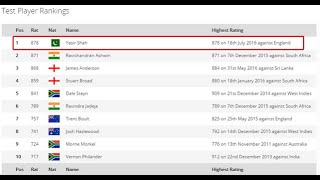Watch Yasir Shah tops ICC test bowler rankings 18 july 2016 Video