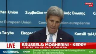 Watch [Full speech] John Kerry comments EU-US issues inc. Turkey, Nice & Brexit Video