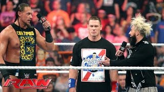 Watch John Cena, Enzo Amore & Big Cass spark a war of words: Raw, July 18, 2016 Video